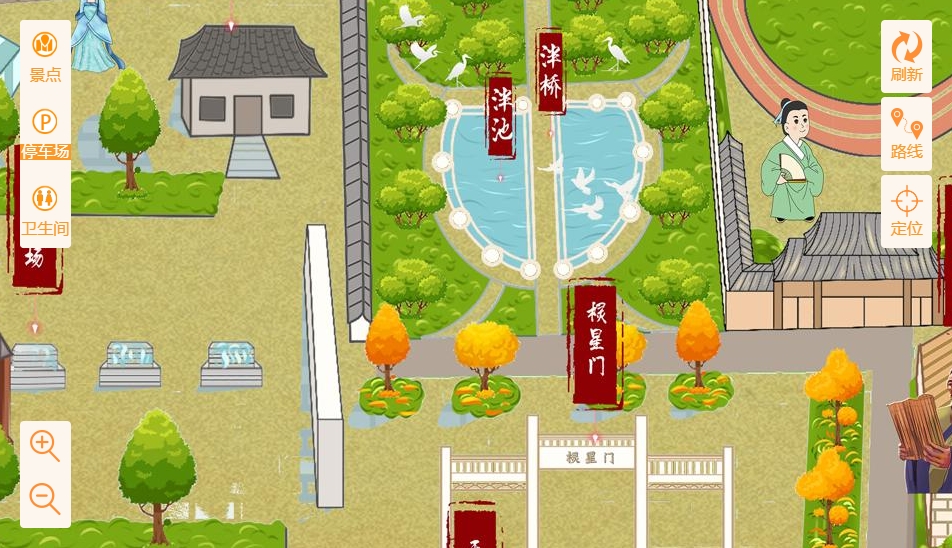 武川手绘地图景区语音讲解导览系统：智慧景区建设的基石